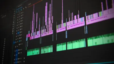 Video editing workstation on a computer screen — Descript review