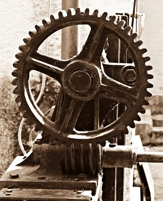 Close-up of interlocking metal gears — installing pre-built Claude Skills is like fitting ready-made gears into your workflow
