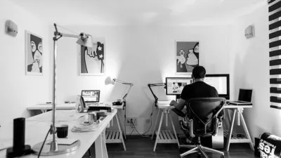 Designer creating AI images with AUTOMATIC1111 WebUI tutorial