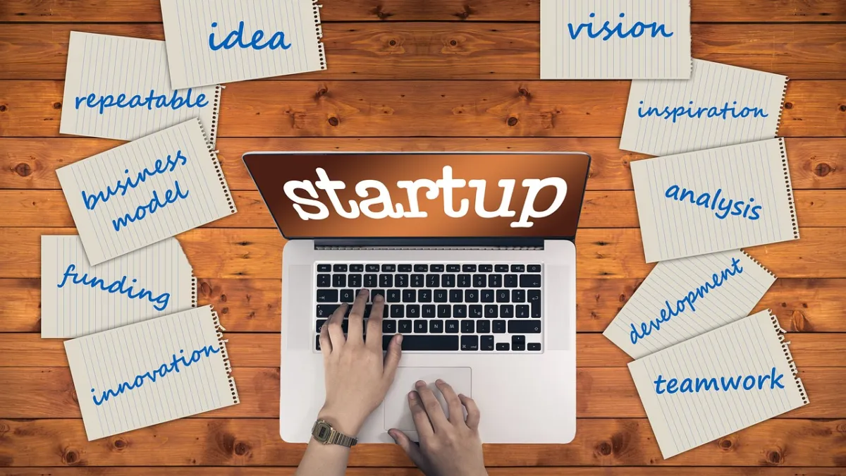 Startup team planning around a table — DeepSeek raises a $15 billion funding round